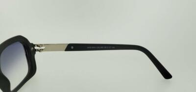 Pre-owned Cazal Sunglasses 6004 002 56mm Matt Black Silver Frame With Grey Gradient Lenses In Gray