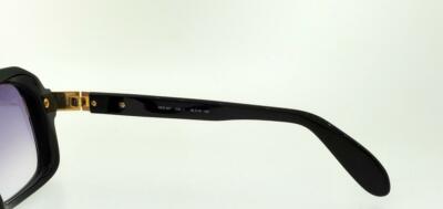 Pre-owned Cazal Sunglasses 607 001 56mm Black Frame With Grey Gradient Lenses In Gray