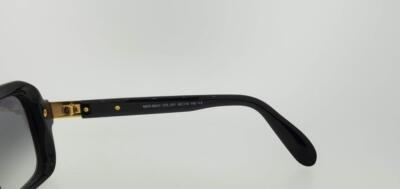 Pre-owned Cazal Sunglasses 664 001 56mm Black Frame With Grey Gradient Lenses In Gray