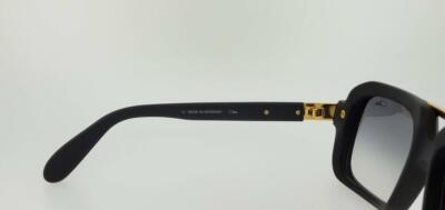 Pre-owned Cazal Sunglasses 663 011 56mm Matt Black Frame With Grey Gradient Lenses In Gray
