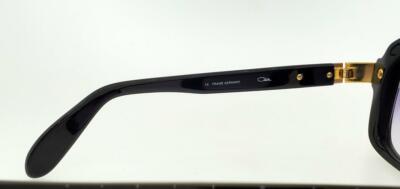 Pre-owned Cazal Sunglasses 607 001 56mm Black Frame With Grey Gradient Lenses In Gray