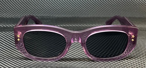 Pre-owned Gucci Gg1215s 003 Violet Blue Women's 51 Mm M Size Sunglasses