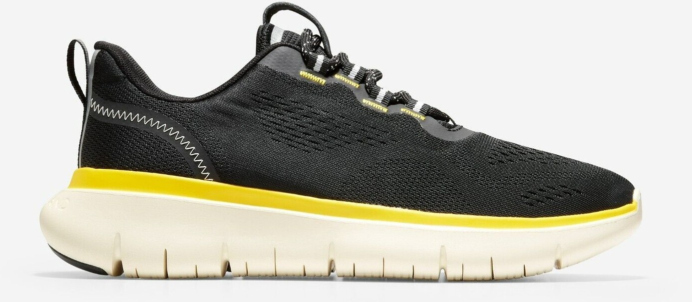 

Мужские беговые кроссовки Cole Haan ZERØGRAND Journey, черные, C34216, Black-cyber yellow, Zerogrand Journey Runner
