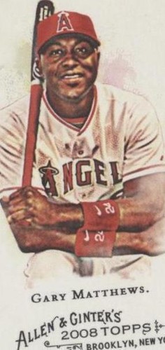 2008 Topps Allen & Ginter's - Gary Matthews Jr. #132