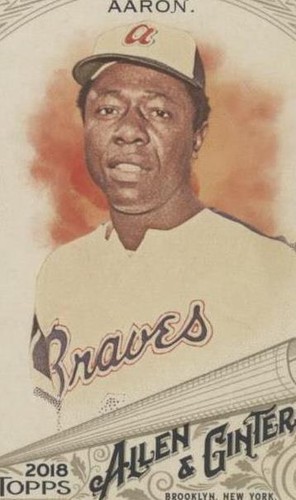2018 Topps Allen & Ginter - Hank Aaron #50