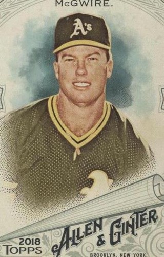 2018 Topps Allen & Ginter - Mark McGwire #212
