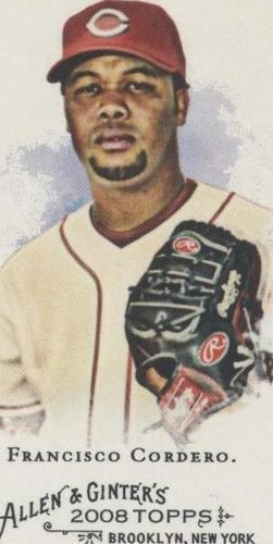 2008 Topps Allen & Ginter's - Francisco Cordero #191