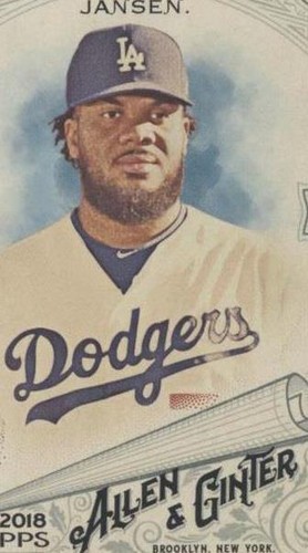 2018 Topps Allen & Ginter - Kenley Jansen #197