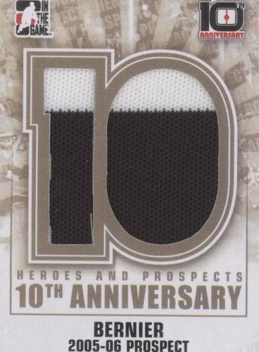 2013-14 In the Game Heroes and Prospects - Jonathan Bernier #AP-90