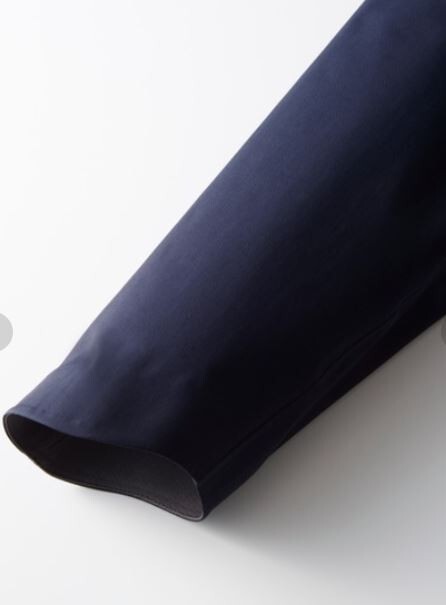 Pre-owned Descente Allterrain Mens' Size Large Navy Sun Shield Hard Shell Bal Collar Coat In Blue