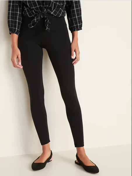 

НОВЫЕ женские трикотажные леггинсы Old Navy с высокой посадкой, леггинсы, черные, S XL, Черный