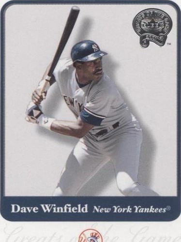 2001 Fleer Greats of the Game - Dave Winfield #12