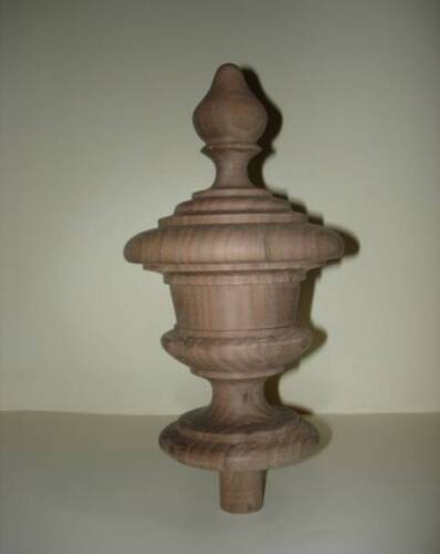 WOOD FINIAL UNFINISHED FOR NEWEL POST FINIAL OR CAP  Finial #63