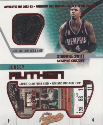 2002-03 Fleer Authentix - Stromile Swift #JA-SS