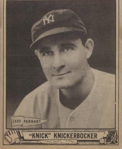 1940 Play Ball - Bill Knickerbocker #182