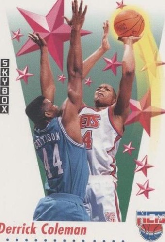 1991-92 Skybox - Derrick Coleman #502