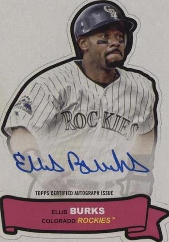 メジャーリーグ　カード　Ellis Burks 🌟Ellis Burks SSP (15/25)💥AUTO BLUE💥1968 Action All-Stars