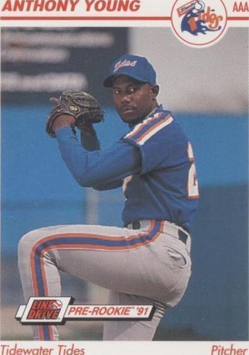 1991 Line Drive Pre-Rookie - Anthony Young #573