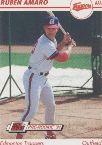 1991 Line Drive Pre-Rookie - Ruben Amaro Jr. #152