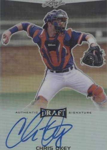 2016 Leaf Metal Draft - Chris Okey #BA-CO1