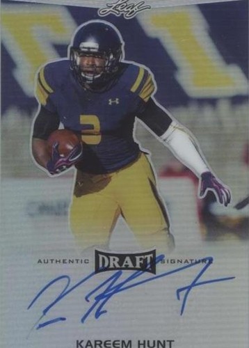 2016 Leaf Metal Draft Kareem Hunt #BA-KH1