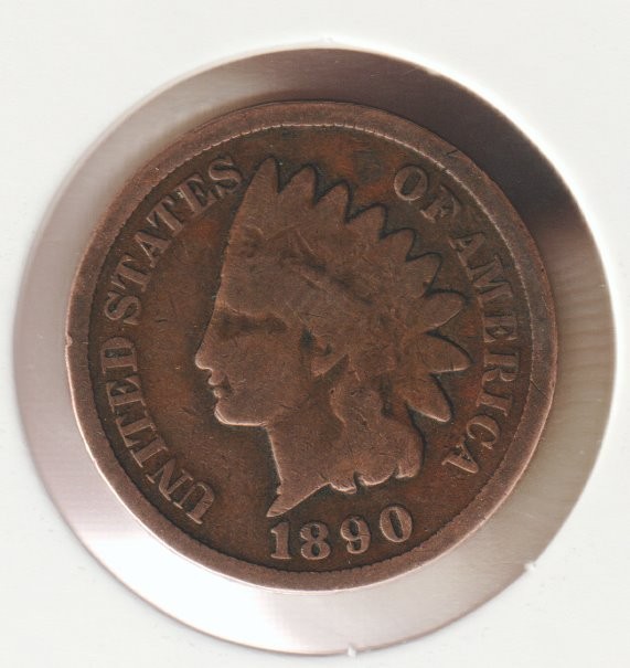 1890 Rare 100 Year Old Indian Head Penny Liberty Cent US Collection Coin LOT U85