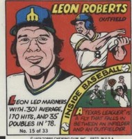 1979 Topps MLB Bubble Gum Player Portraits - Leon Roberts #15