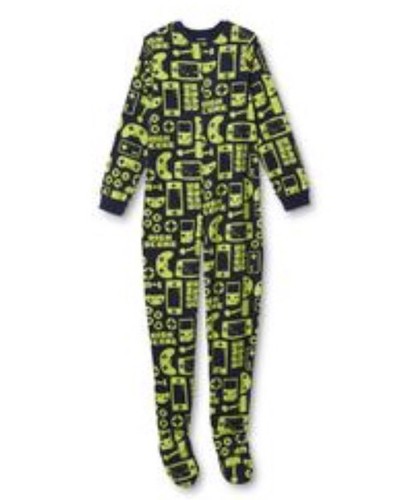 New Joe Boxer Boys Footed Pajamas Size XS 4/5