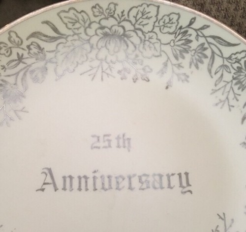 Homer Laughlin 25th Anniversary Decorative Plate Vintage 1971