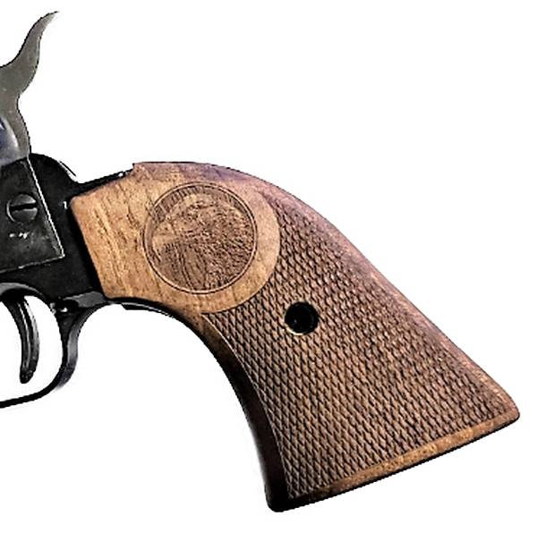 HERITAGE ROUGH RIDER Walnut GRIPS .22 & .22 MAG Carved American eagle