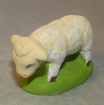 NEW Grazing sheep, 6-7 cm Santons Didier