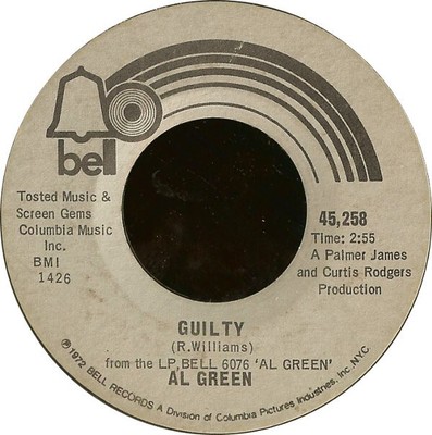 Al Green - Guilty (7'', Styrene) (Very Good Plus (VG+)) - 2898817093