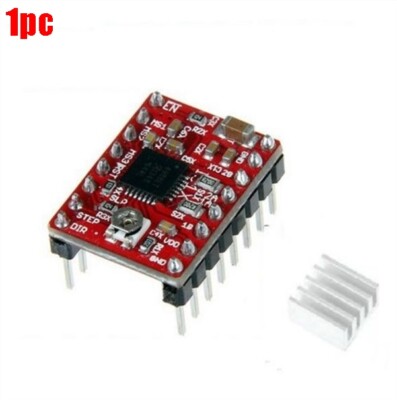 1Pcs A4988 Stepper Motor Driver Module 3D Printer Polulu Stepstick Ramps Repr zv