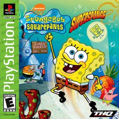 Spongebob Squarepants: Supersponge For PlayStation 1 PS1 5E