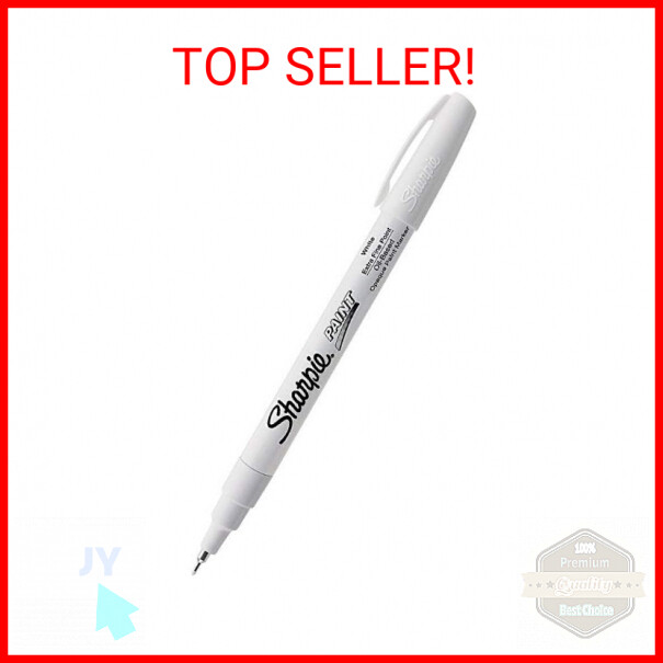 SHARPIE Oil-Based Paint Marker, Extra Fine Point, White, 1 Count - Great for Roc