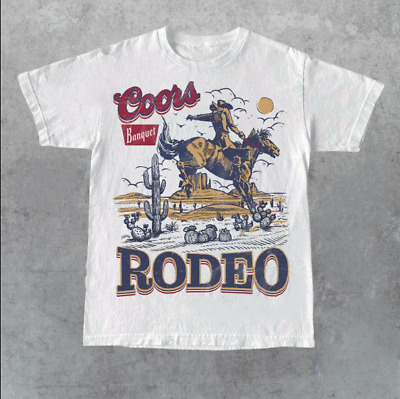Coors Rodeo 90s Cowboy T-Shirt, Vintage Western Shirt, Retro