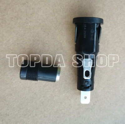 2X 6.3x32 fuse holder 0345RA, 16A/250V #T4*