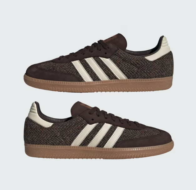 ADIDAS ORIGINALS ADIDAS SAMBA OG DARK BROWN CREAM WHITE ID1450