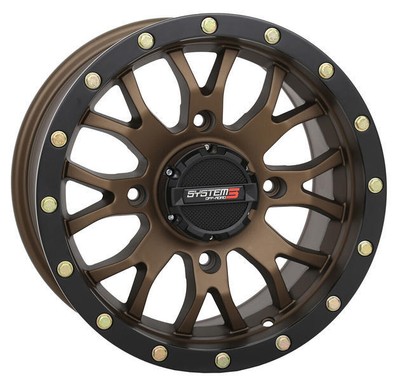 System 3 Offroad ST-3 UTV Wheel 14x7 4/137 5+2 (+30mm) Bronze/Black