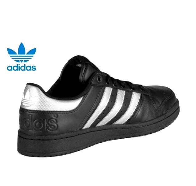 Adidas Originals Pro Model J White//Silver Mid Top Trainers Shoes UK 6/_6.5