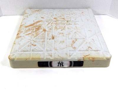 2019 Rays at NY Yankees Game Used 2nd Base Innings 3-5 Brandon Lowe Home Run