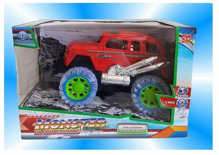 Monster Da Competizione Auto Con Luci E Suoni Giocattolo Gioco Bambini sar