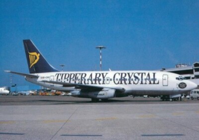 Ryanair Boeing 737-200 EI-CNX ''Tipperary Crystal cs'' - postcard