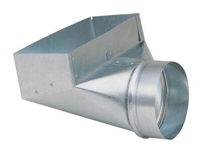 Imperial 10'' X 6'' X 4'' Silver Galvanized Steel Register Boot 30 Ga HVAC ~ 1 pack