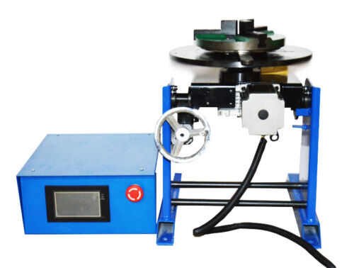 Used 110V 50KG Welding Positioner Turntable(PLC Controller) with 200mm Chuck