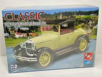 AMT ERTL Classic 1929 Ford Model A Roadster 1:25 Scale Model Kit SEALED
