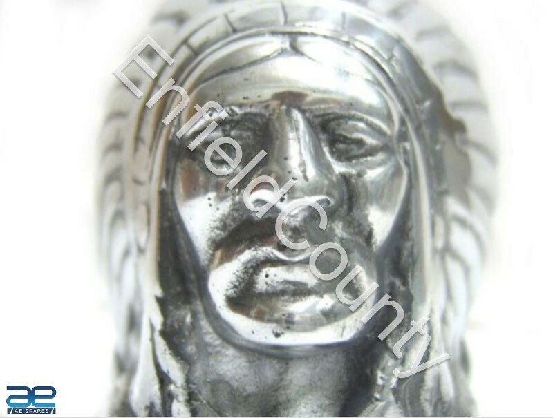 Indian Chief Head Aluminum For Front Mudguard Fender Universal Fit 