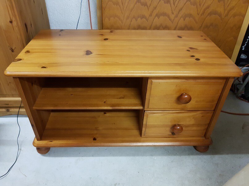 Solid Pine Wood Tv Stand in Okehampton, Devon Gumtree