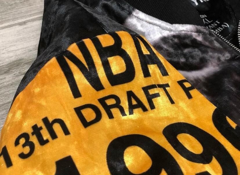 Pre-owned New York Kobe Bryant Fitted Luxury  Jacket Mens Small In Black/gold /purple