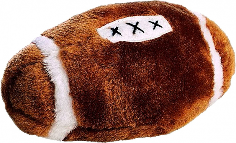 Ethical Plush Football Dog Toy, 4-1/2-Inch 4-1/2-Inch, Brown